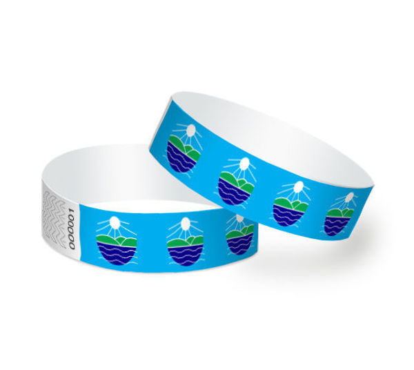 Wet & Cool 19 mm; Custom Tyvek Wristband Manufacturer | Eco Friendly ...